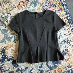 J. Crew Structured Peplum Top